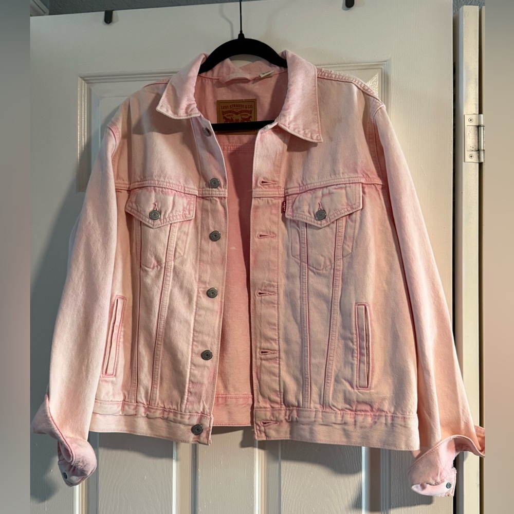 Levi’s Denim Jacket - Size XL - Pink